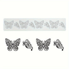 Tapis en silicone alimentaire en forme de papillon pour la cuisson des desserts
