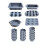 24-piece set of kitchen baking utensils and molds. 1