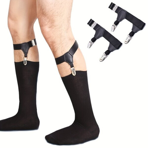 Men's sock holders belts