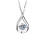 Silver water drop pendant 1