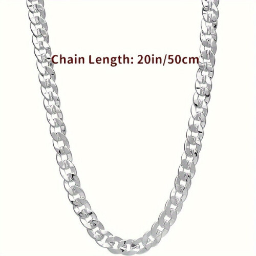 Silver necklace accessory