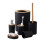 Badezimmer-Accessoire-Set mit Holzdetails 1