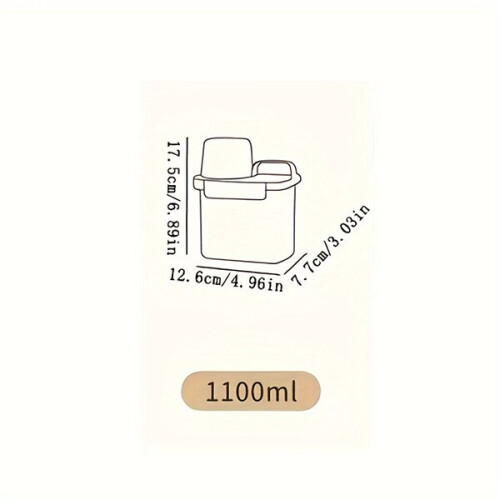 Washing powder storage box