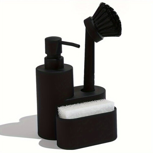 3-in-1 afwasmiddeldispenser met spons