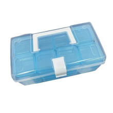 Transparante plastic opbergdoos