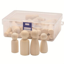Houten beeldjesset