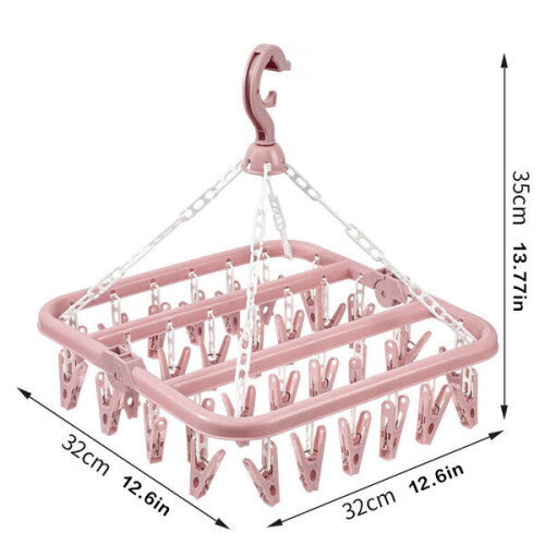 Foldable plastic hanger holder
