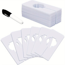 Plastic cabinet dividers with pen
