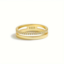 Zilveren ring met zirkoon
