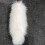 Plush fox tail pendant 1