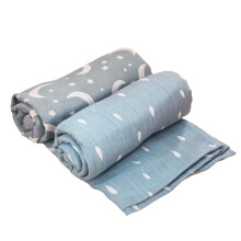 Bamboe mousseline deken voor baby's