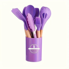 Set di 12 utensili da cucina in silicone