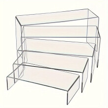 5-delige acryl displaystandaardset - transparante podia ter decoratie