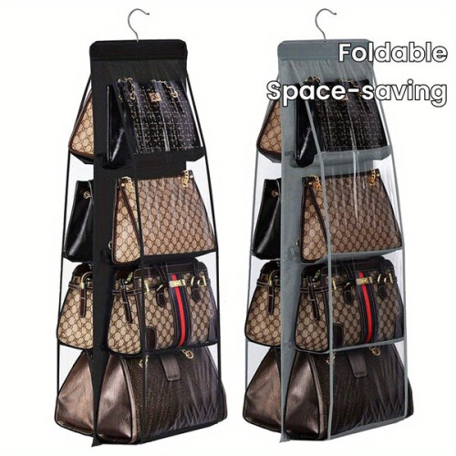 Handtasorganizer van nylon met vakjes