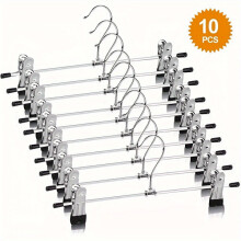 Verstelbare hangers met clips