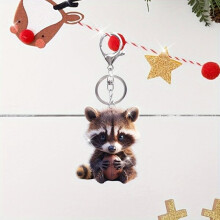 Bear acrylic keychain