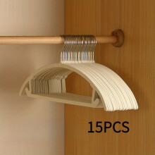 Fluweel plastic hanger set