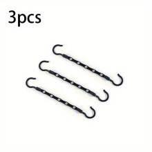 Space-saving plastic hangers