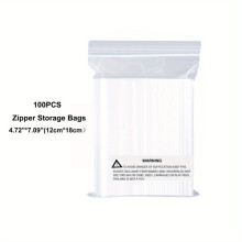 Resealable plastic bags