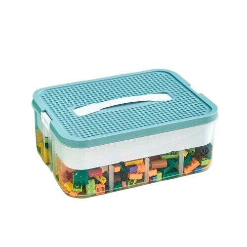 Foldable brick storage box