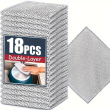 Double-layer dishcloth