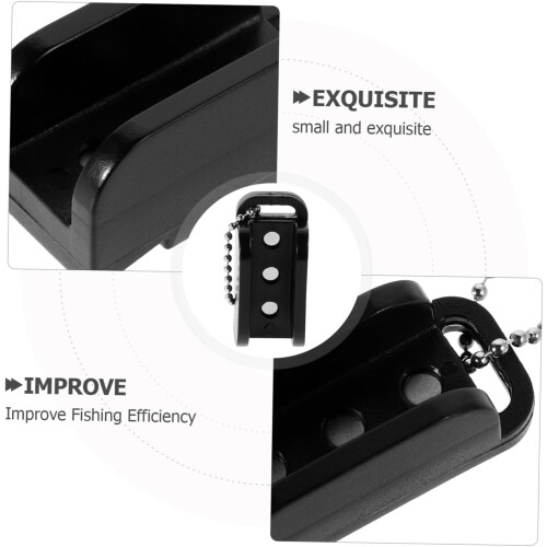 Hook Knot Tying Tool Compact Magnetic Fishing Accessory for Quick Bait Hook Threading 2