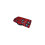 Aurahome Red Plaid Roll Up Picnic Blanket 1