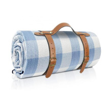 80”x 80” Picnic Blanket Extra Large, Waterproof and Foldable Beach Blanket, 3-Layer Outdoor Blanket for 6 to 8 Adults
