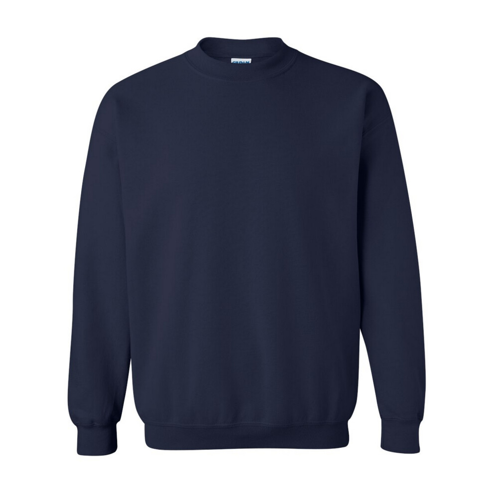 Gildan (L, Navy) Unisex Adult Heavy Blend Crew Neck Sweatshirt