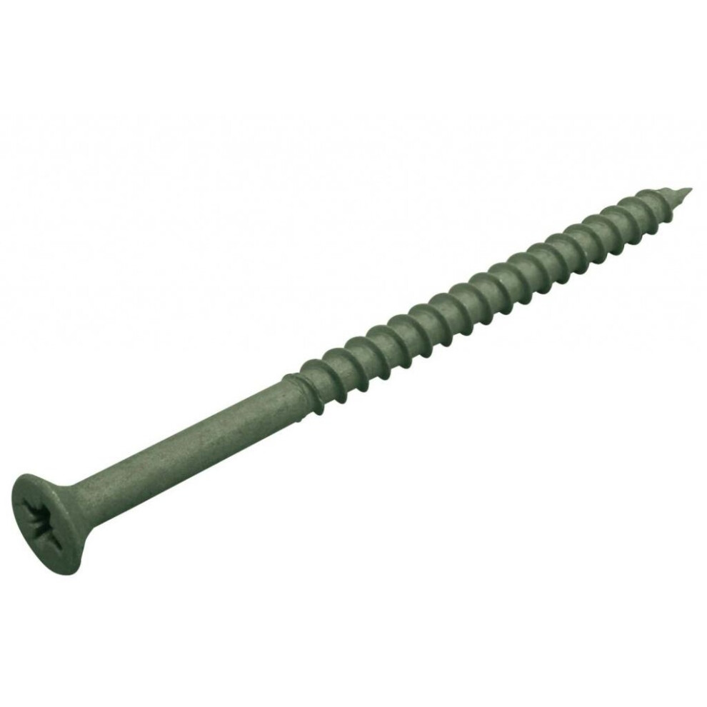 (1000 X 4.5 X 60Mm, Green) Picardy Green Decking Screw (Tub Of 1000) 5059444060854