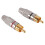 20 Pcs RCA Plug Audio Video Locking Cable Connector Gold Plated 8