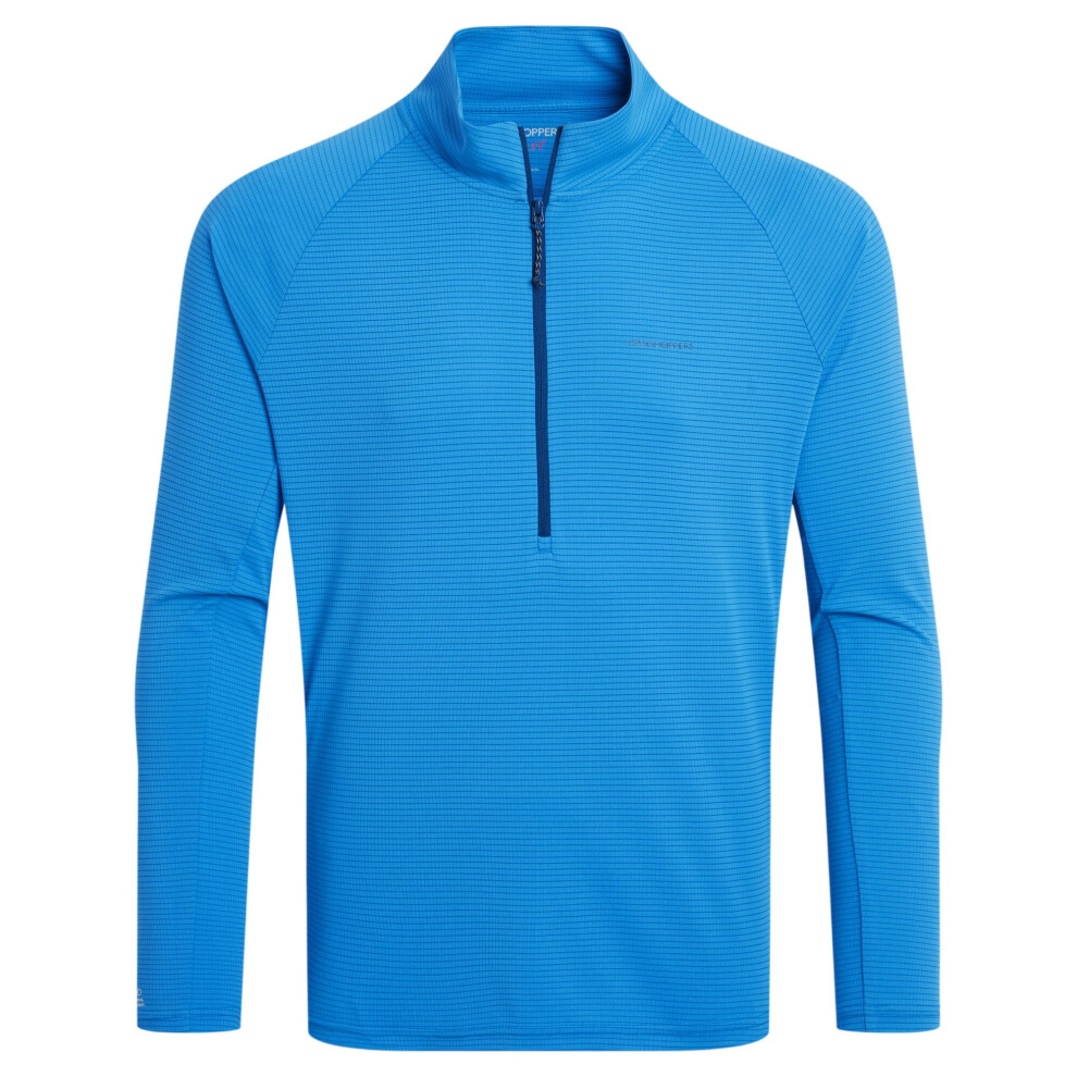 Craghoppers (L, Azure Sky) Mens Nosilife Half Zip Pullover Multicoloured