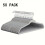 Velvet clothes hangers 50 pcs. 1