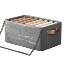 boîtes de rangement en plastique transparent