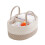 Striped fabric bag for babies 1