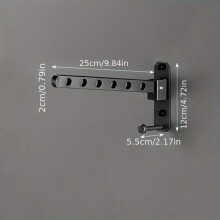 Foldable clothes hanger with holes