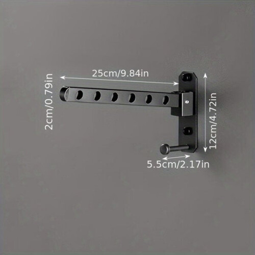 Foldable clothes hanger with holes