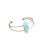 Naturkristallarmband mit Säule 1