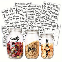 Set voedseletiketstickers