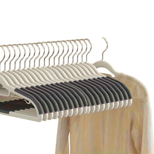Stevige, antislip plastic hangers
