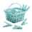 Plastic clothespins with basket 1