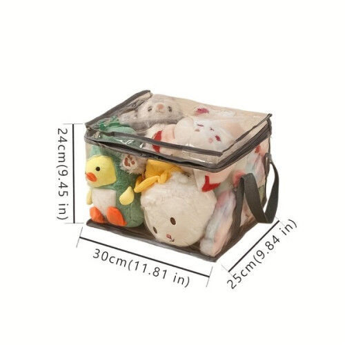 Durchsichtiger Spielzeugbeutel aus Kunststoff