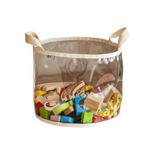 Transparente PVC-Aufbewahrungsbox mit Griffen
