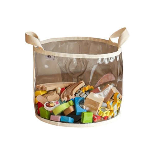 Transparente PVC-Aufbewahrungsbox mit Griffen
