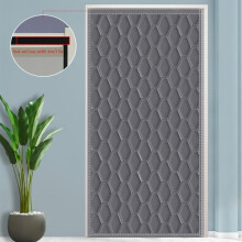 Warm thermal insulation door curtain