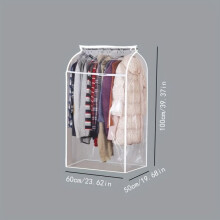 Transparente Kleiderschutztasche