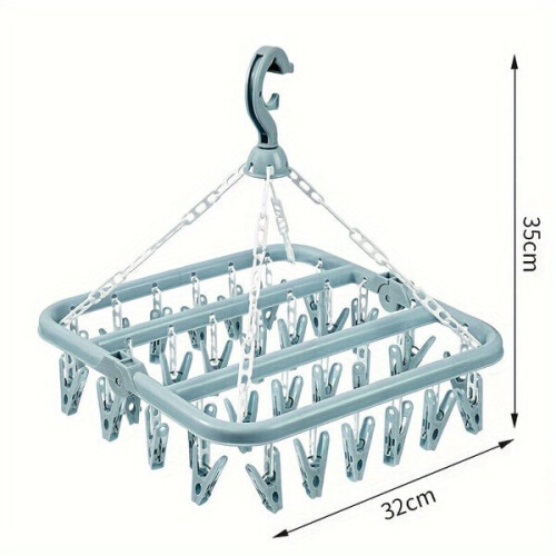Plastic clothes hanger with hook