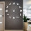 Acryl wandklok met teckelmotief 1