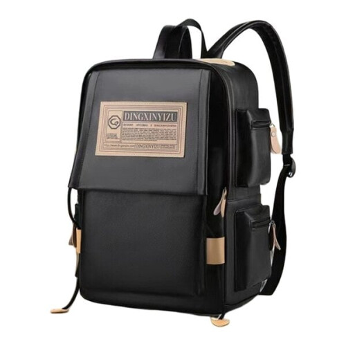 Sac à dos scolaire en simili cuir