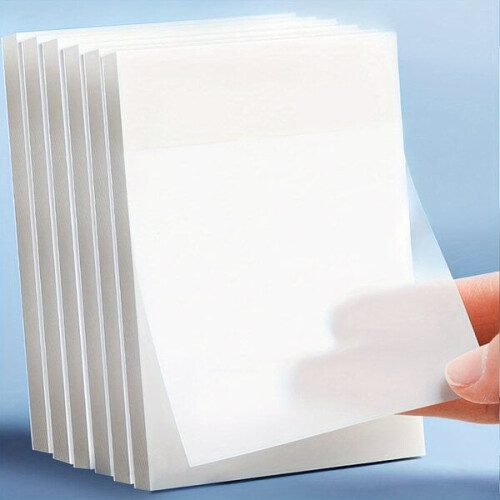 Set mit transparenten Haftnotizen